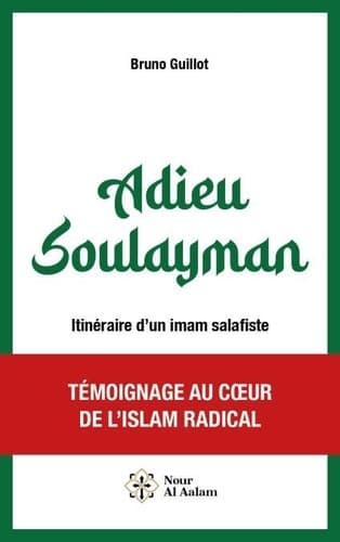 Adieu Soulayman - Itinéraire d'un imam salafiste - Cover