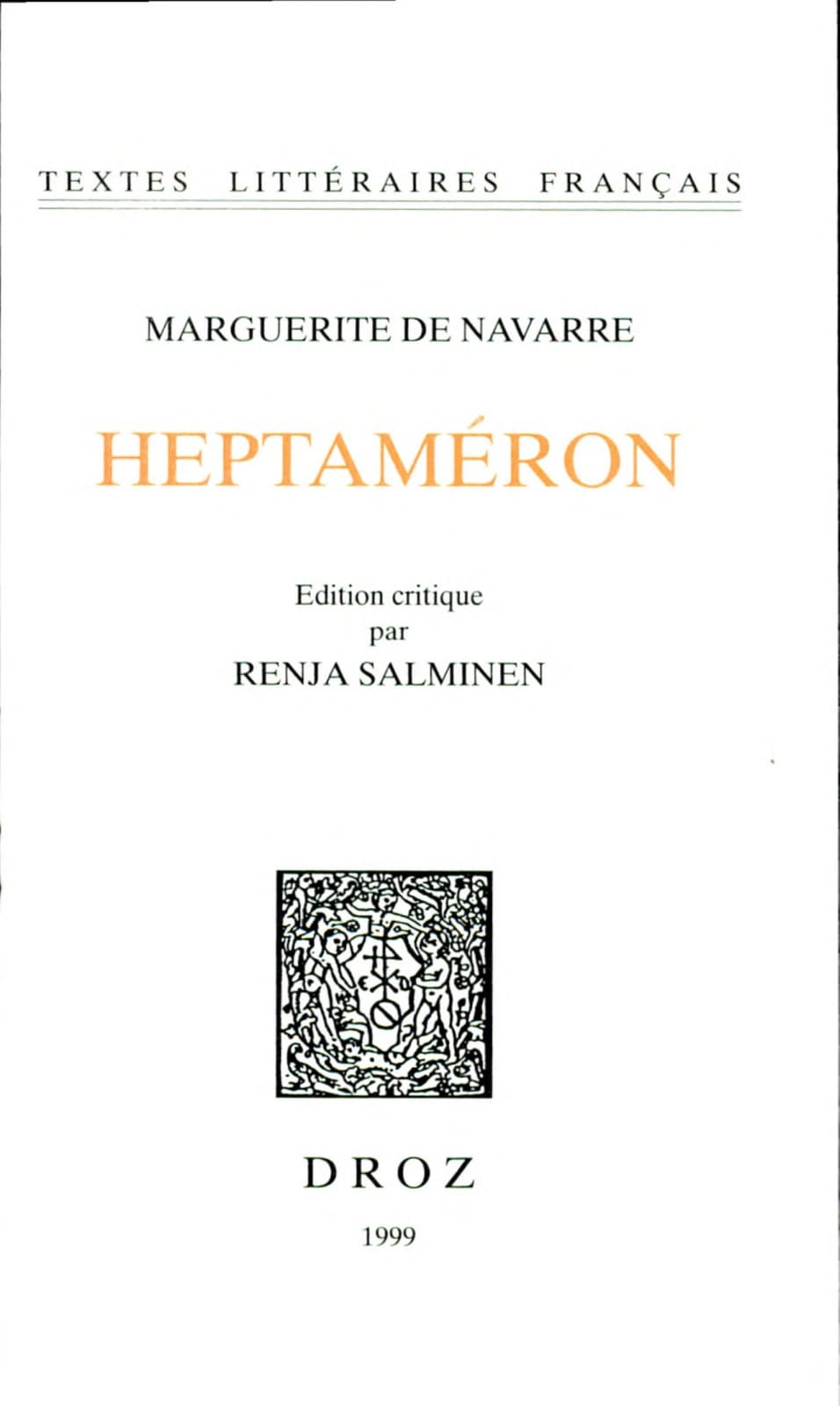 Heptaméron - Cover