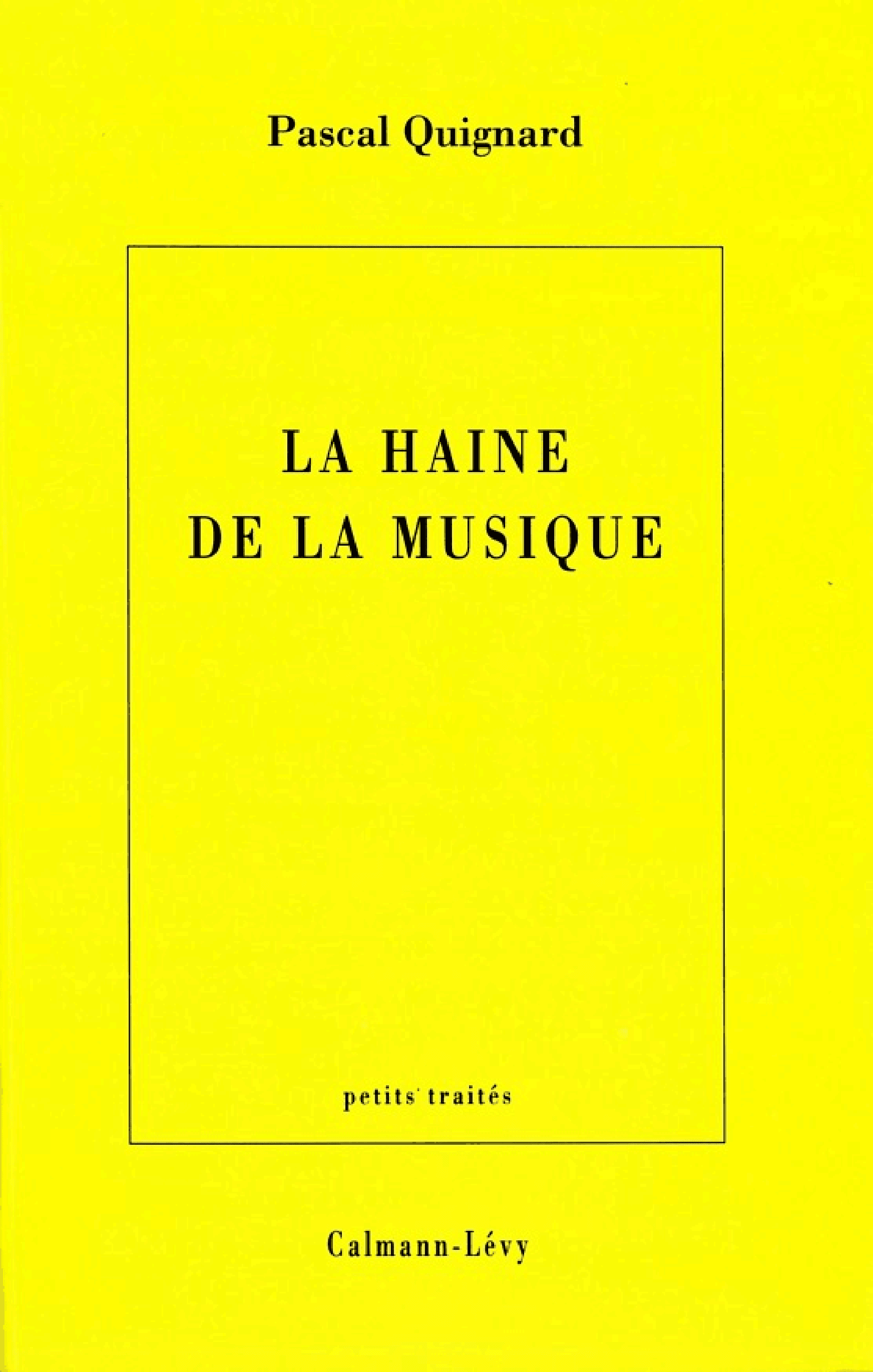 La Haine de la musique - Cover