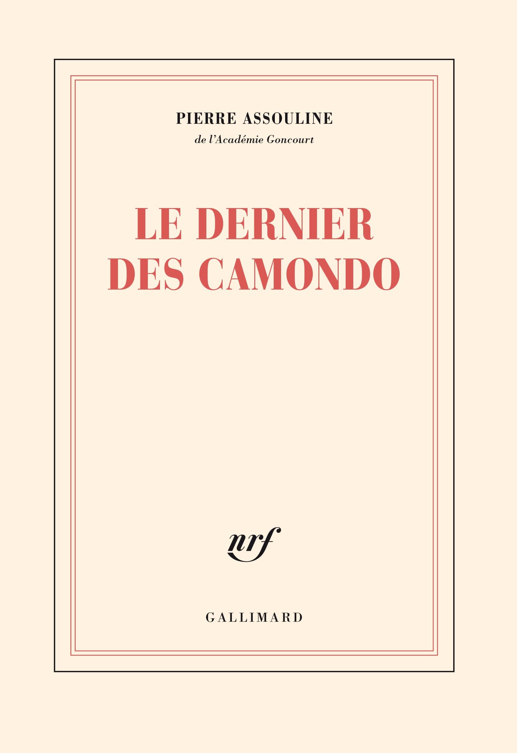 Le dernier des Camondo - Cover