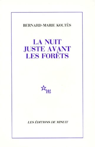 La nuit juste avant les forêts - Cover