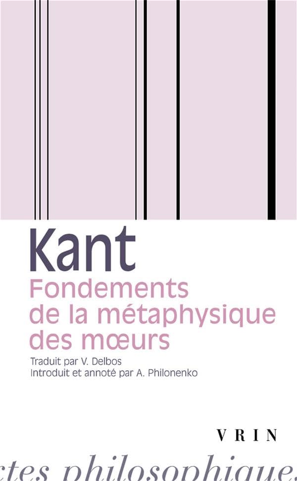Fondements de la métaphysique des moeurs - Cover