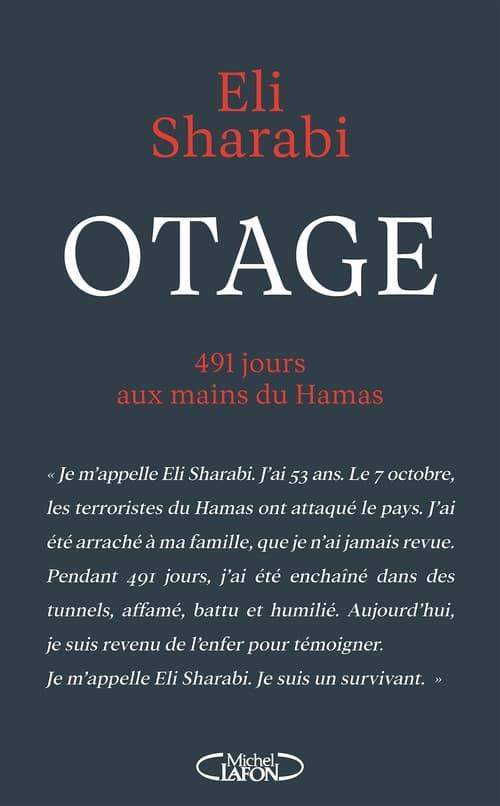 Otage - 491 jours aux mains du Hamas - Cover