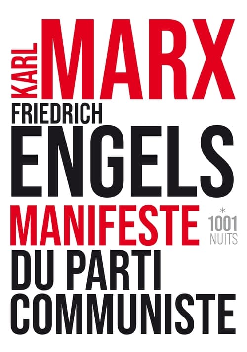Manifeste du parti communiste - Cover