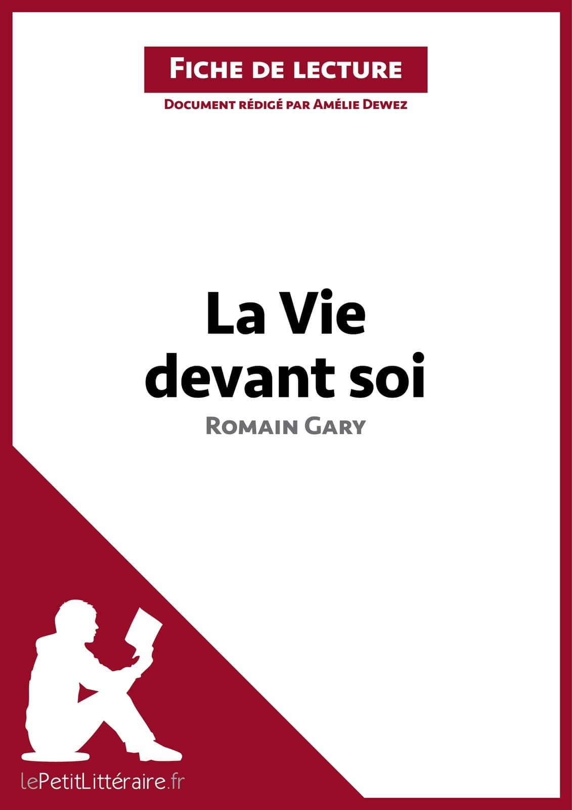 La Vie devant soi de Romain Gary (Fiche de lecture) - Cover