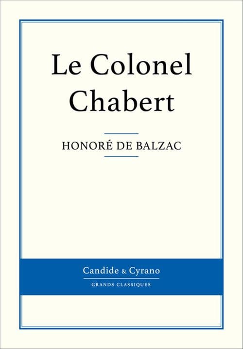Le Colonel Chabert - Cover