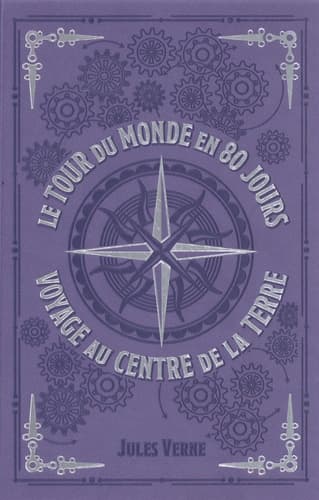 LES CLASSIQUES DE LA LITTÉRATURE EUROPEENNE 05: TOUR DU MONDE EN 80 JRS-VOYAGE AU CENTRE DE LA TERRE - Cover