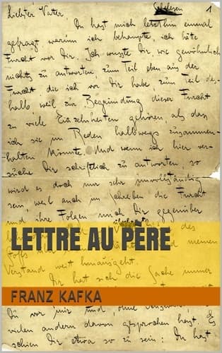 Lettre au père - Cover