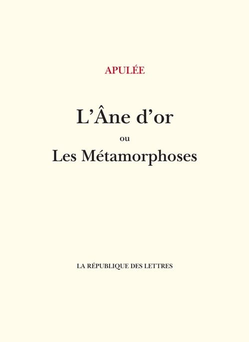L'Âne d'or ou Les Métamorphoses - Cover