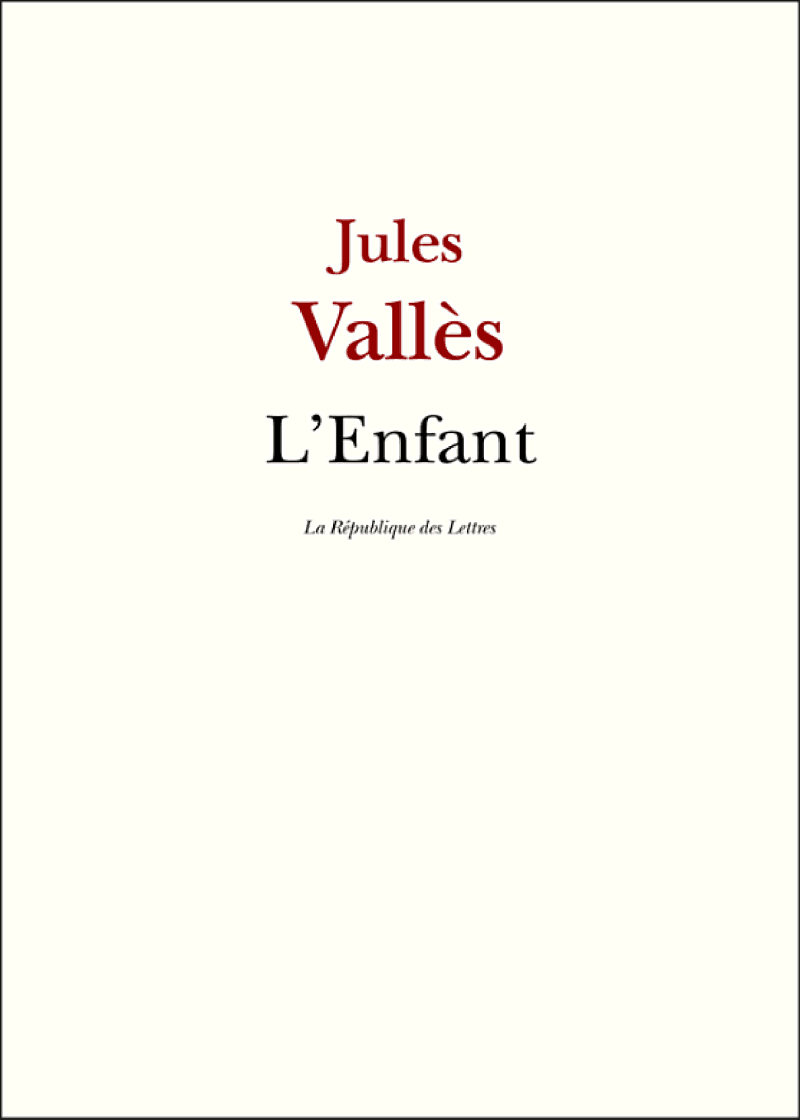 L'Enfant - Cover