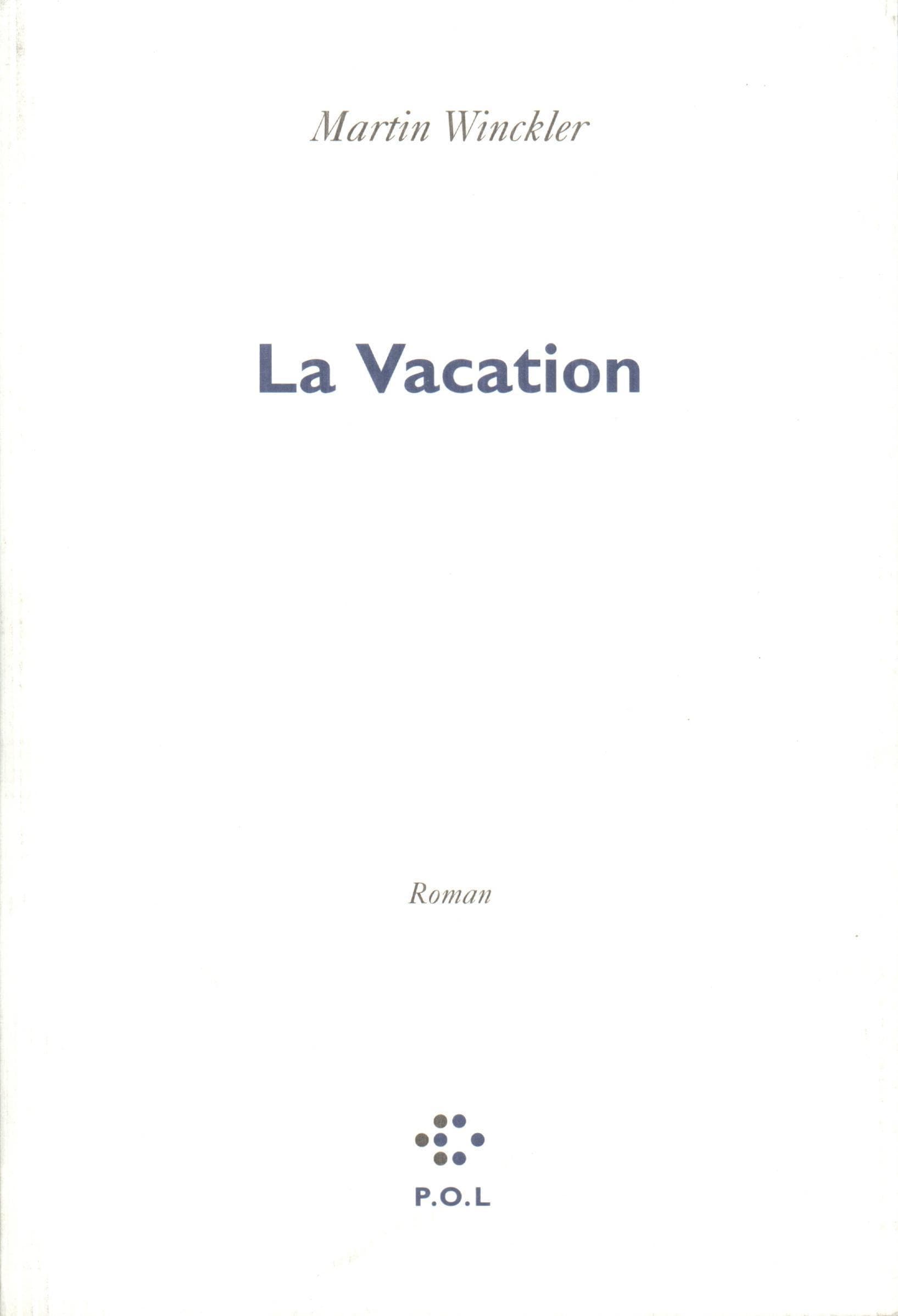 La Vacation - Cover