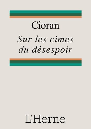 Sur Les Cimes Du Desespoir - Cover
