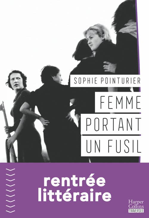 Femme portant un fusil - Cover