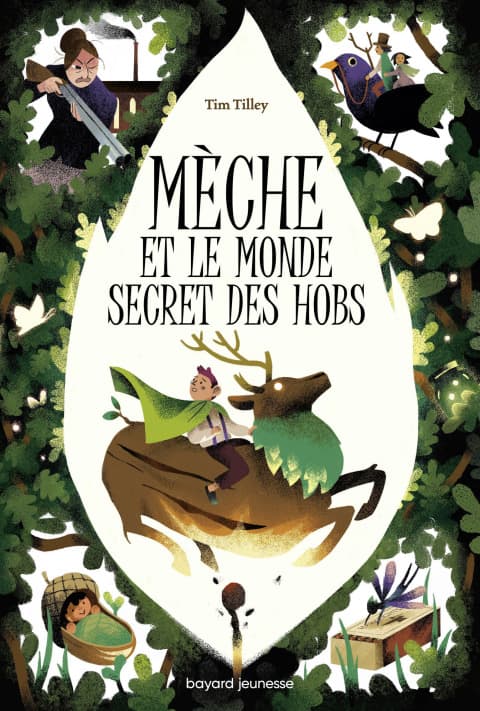 Mèche et le monde secret des Hobs - Cover