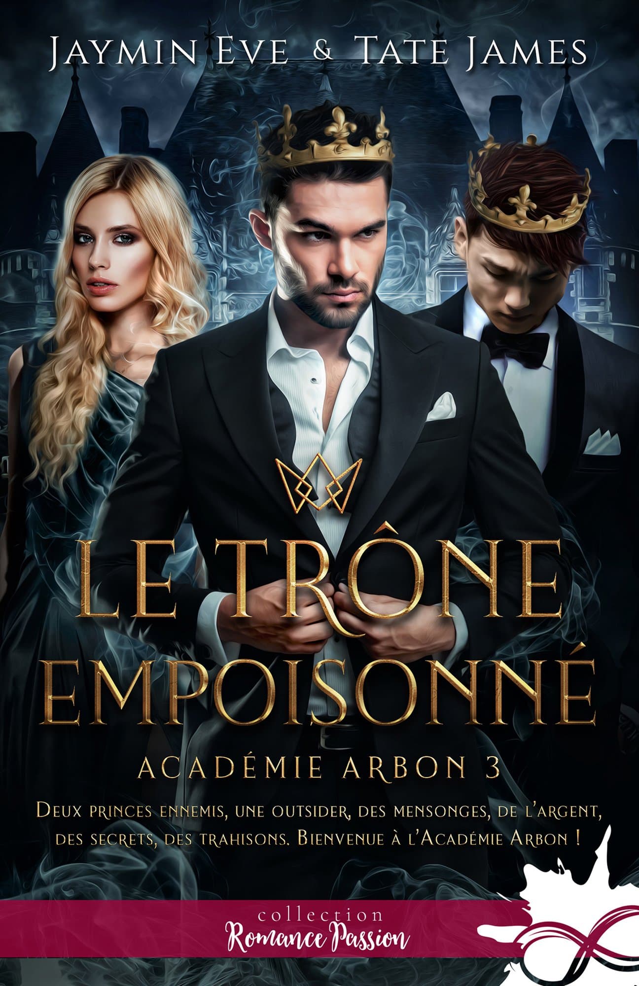 Le trône empoisonné - Cover