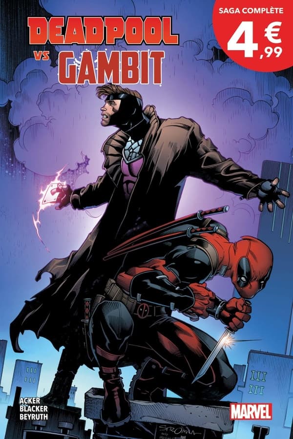 Deadpool VS Gambit - Cover