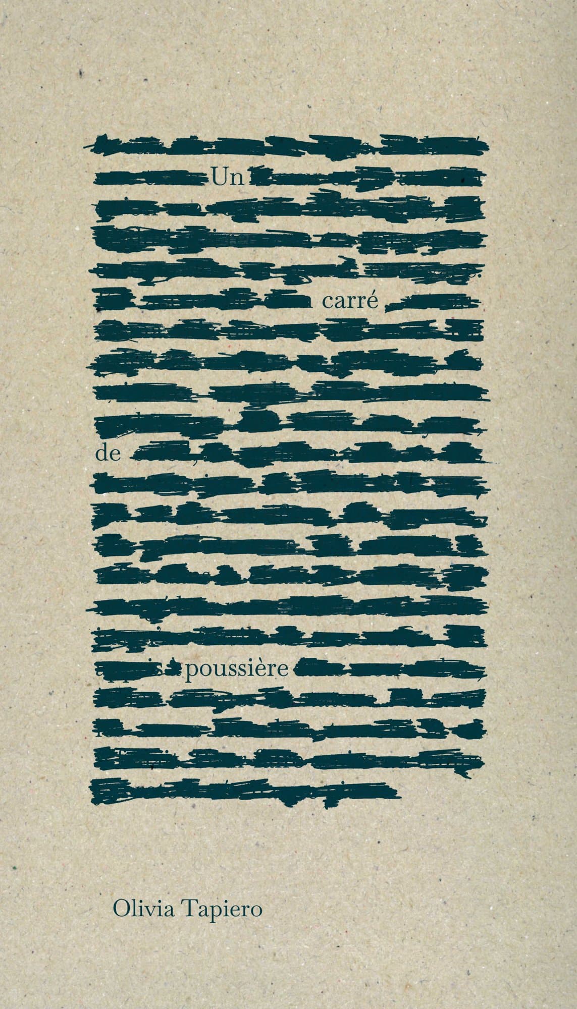 Un carré de poussière - Cover