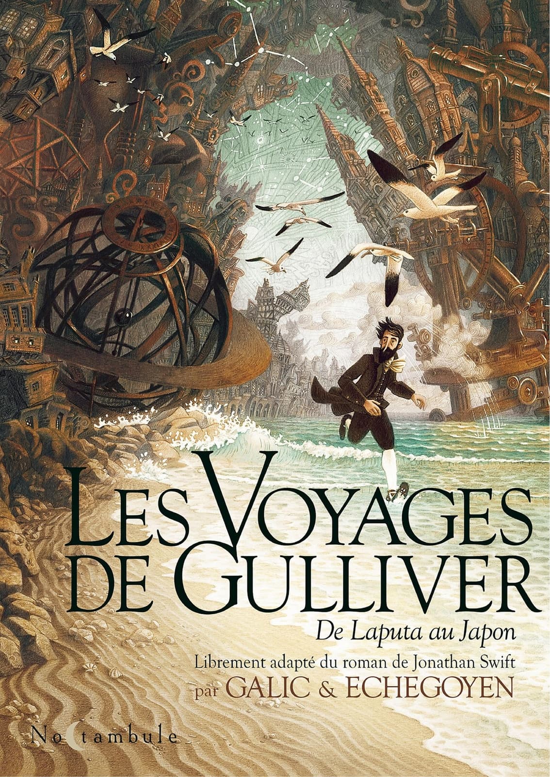 Les Voyages de Gulliver - De Laputa au Japon - Cover