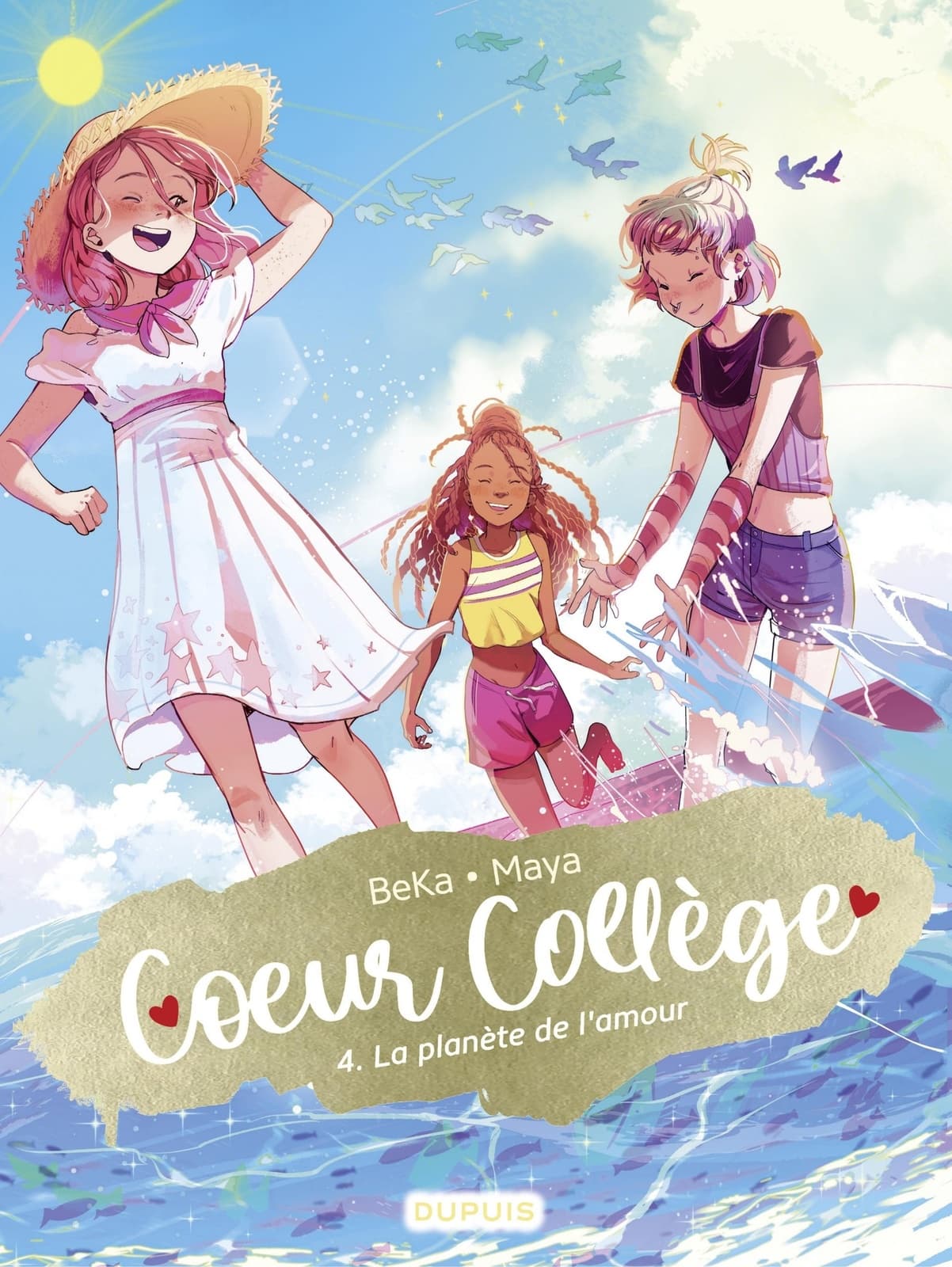 Coeur Collège - Tome 4 - La planète de l'amour - Cover