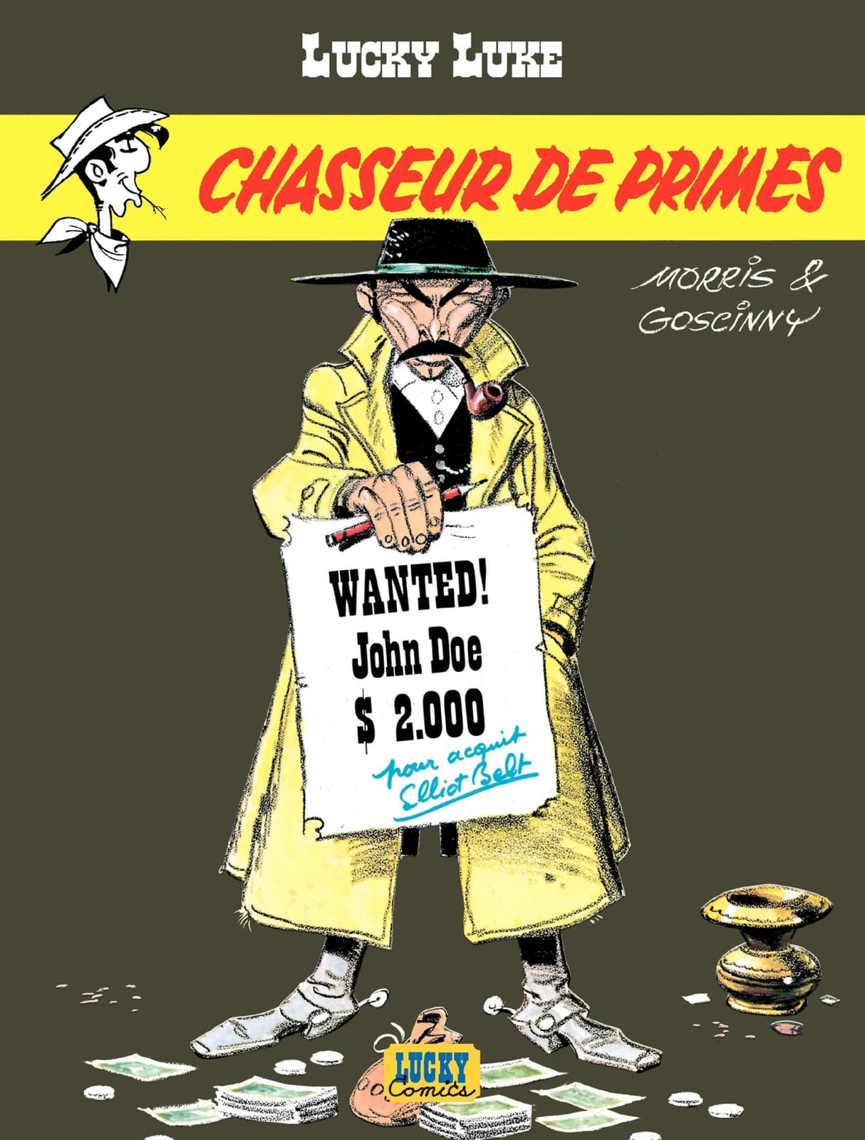 Lucky Luke - tome 8 - Chasseur de primes - Cover