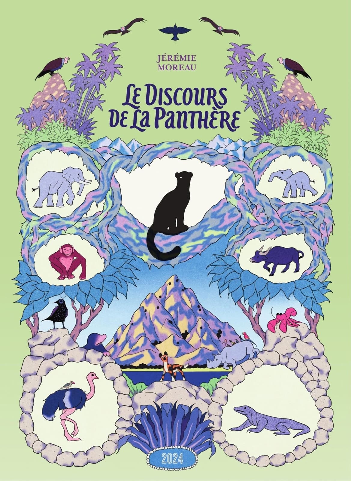 Le discours de la panthère - Cover