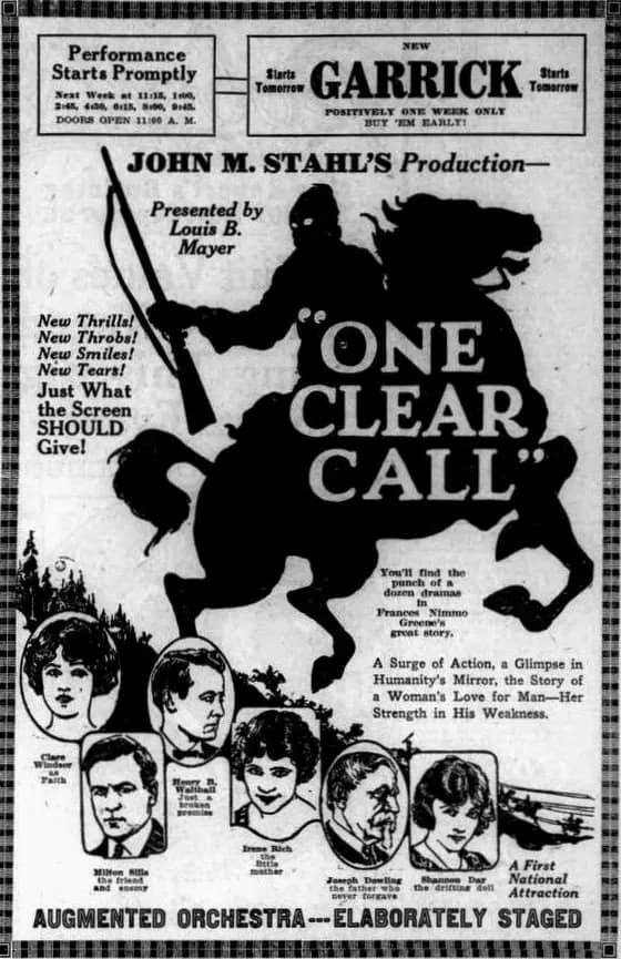 One Clear Call - Cover