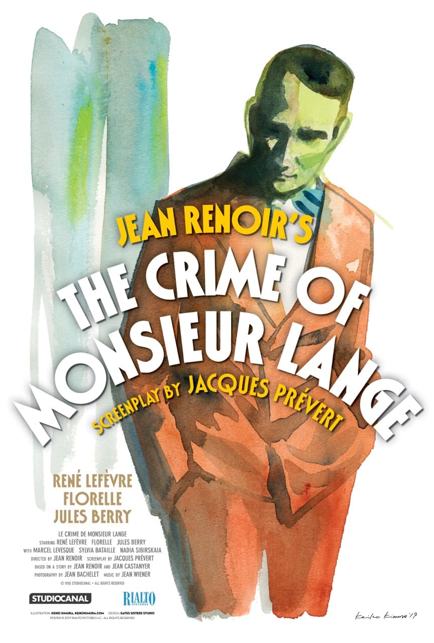 The Crime of Monsieur Lange - Cover