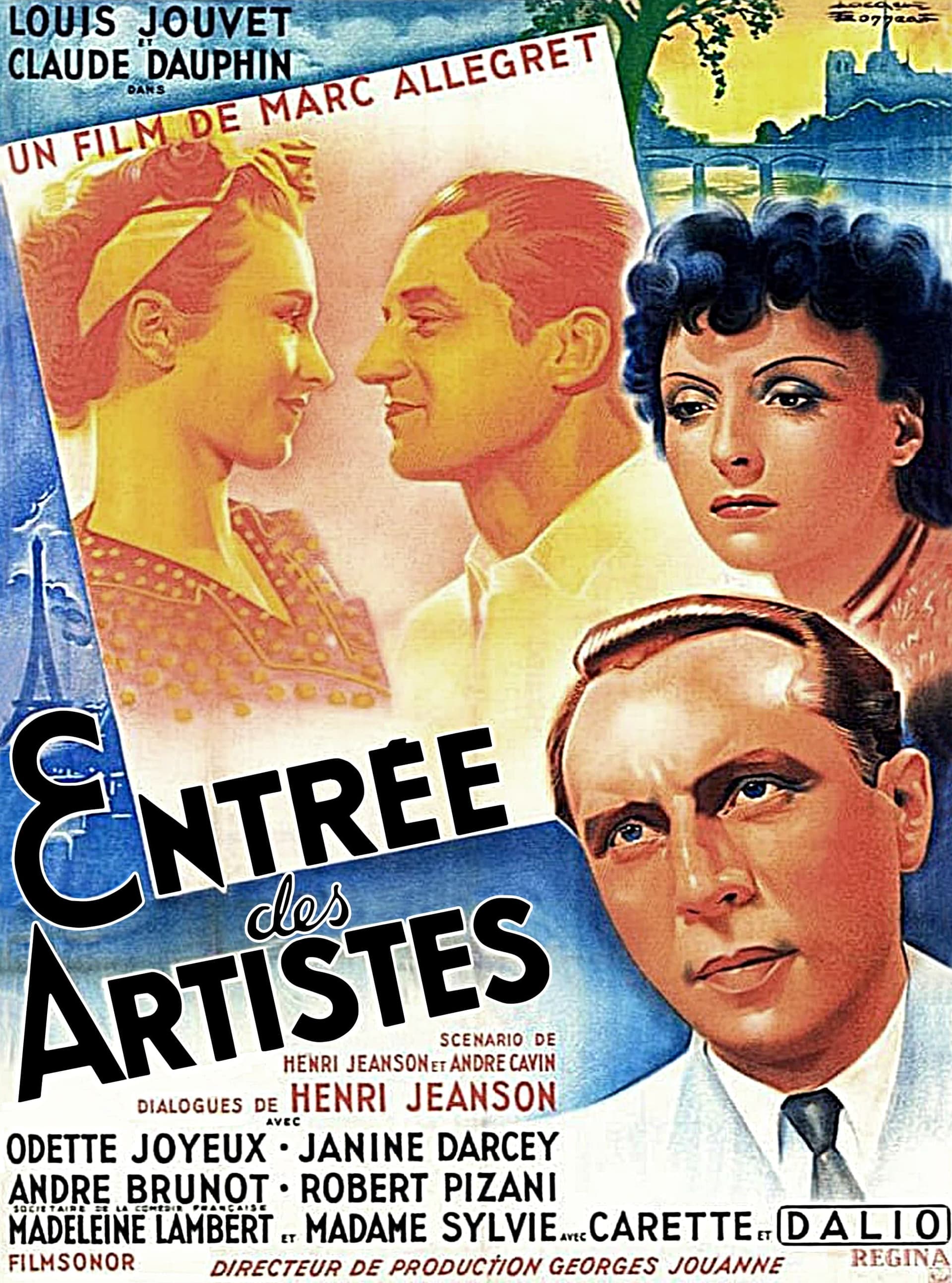Entrée des artistes - Cover