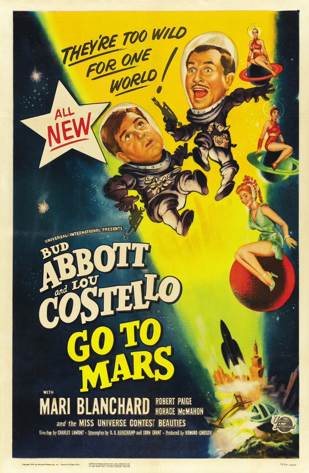 Abbott and Costello Go to Mars - Cover