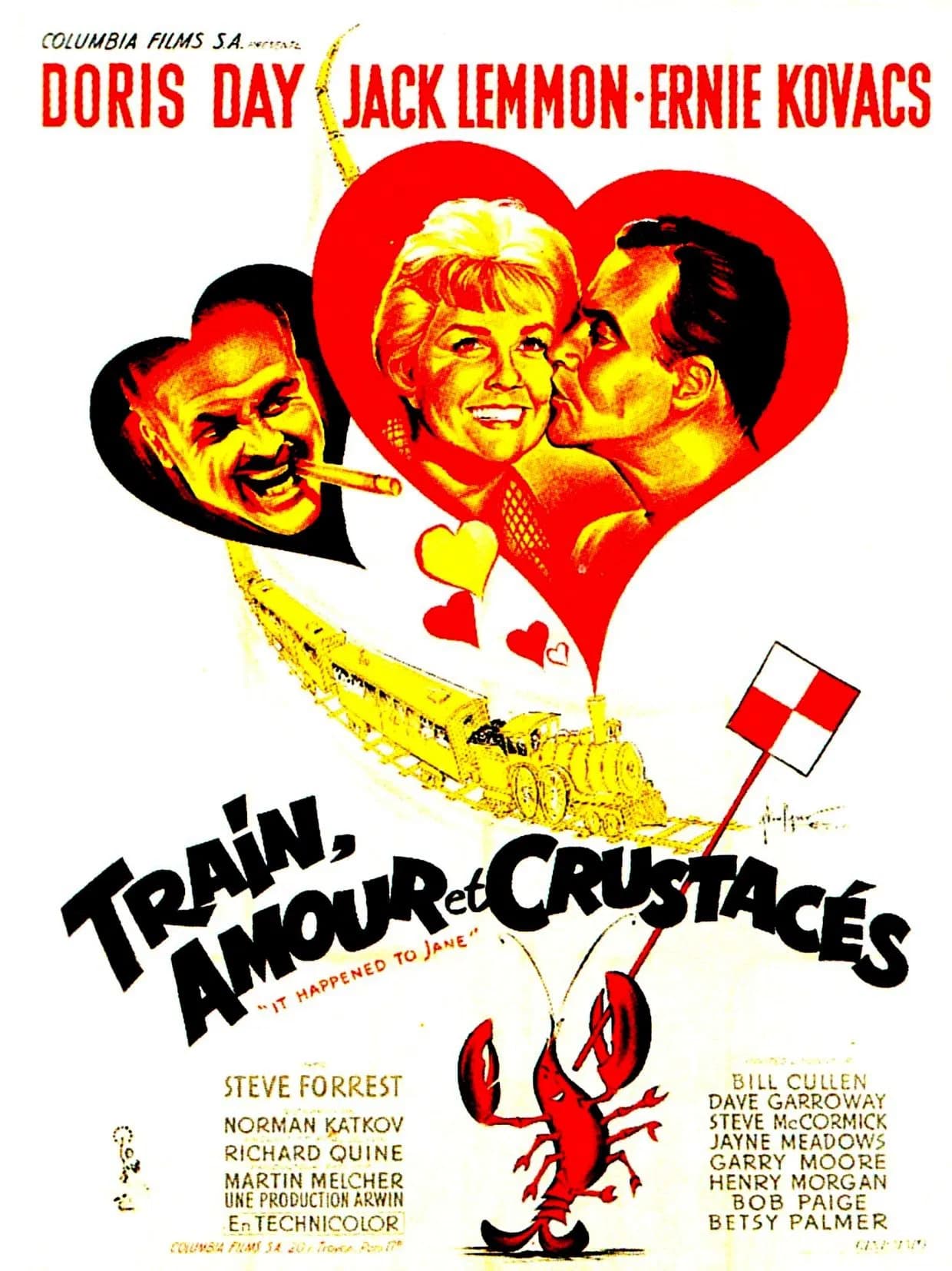 Trains, amours et crustacés - Cover