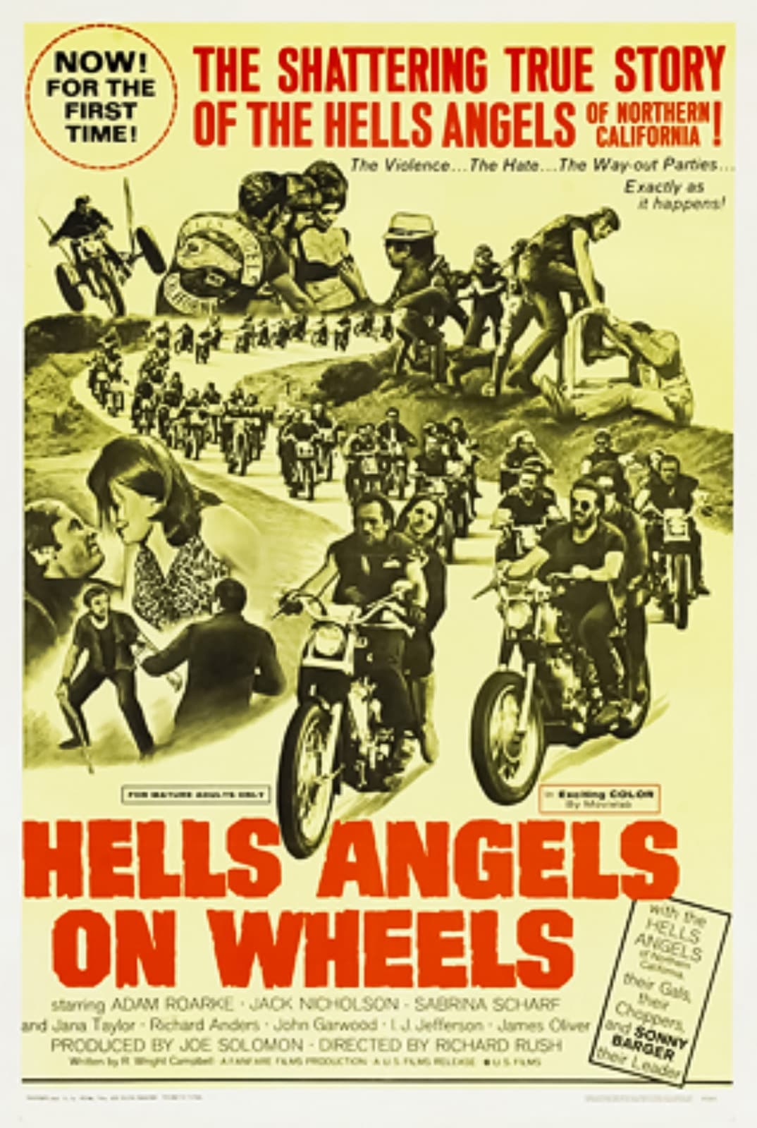 Hells Angels on Wheels - Cover