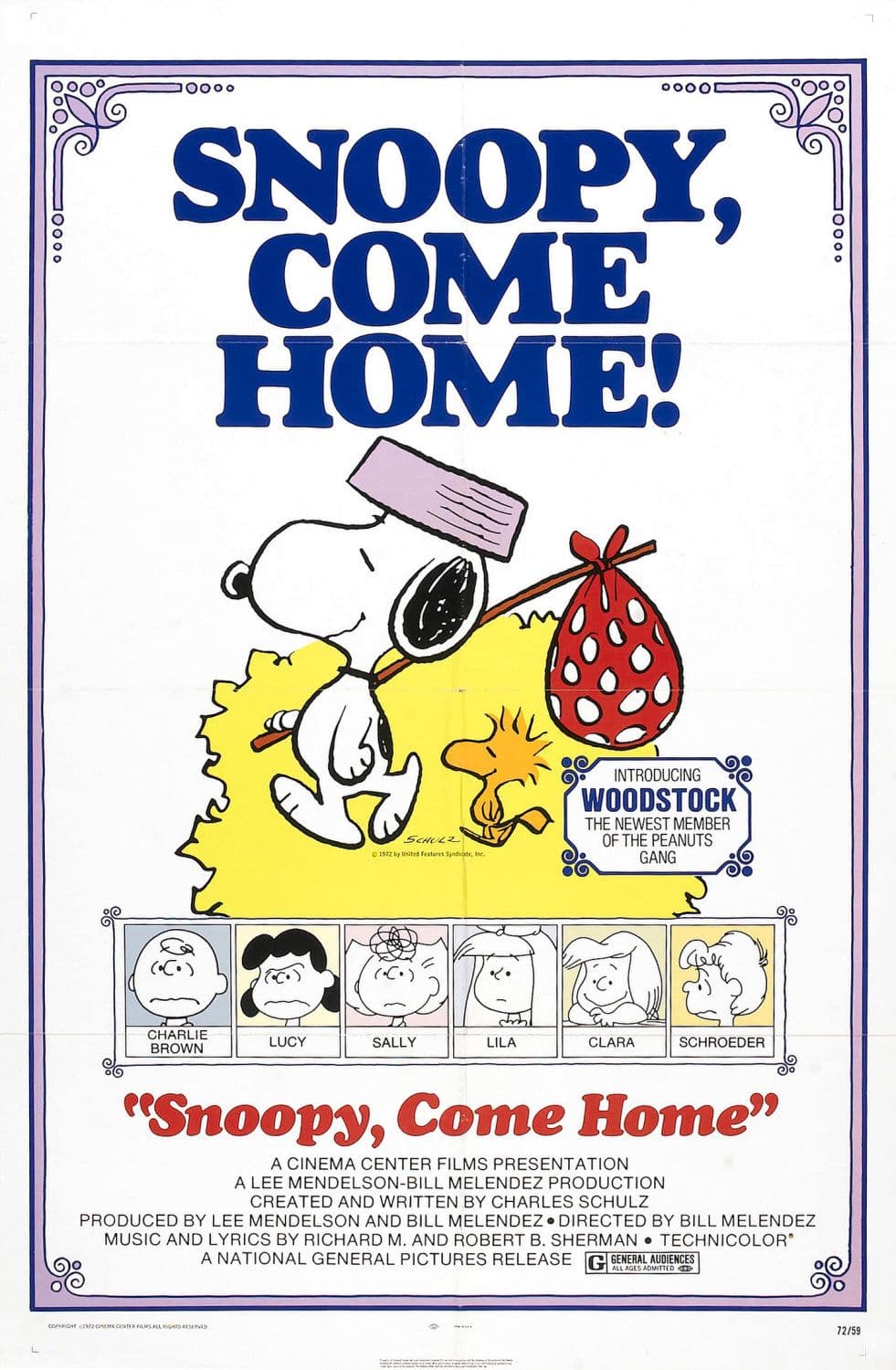 Snoopy Come Home - Cover