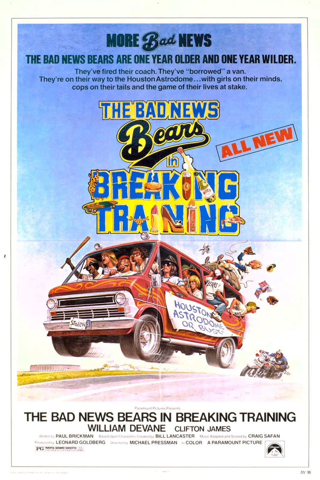 The Bad News Bears in Breaking Training - Cover