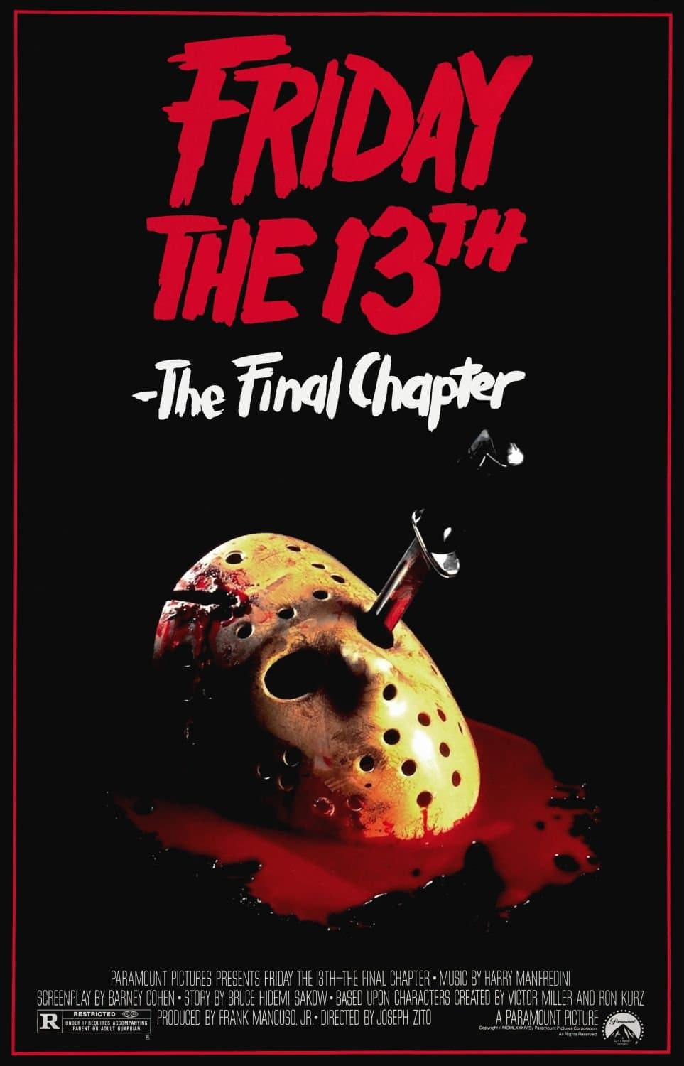 Friday the 13th: The Final Chapter - Cover