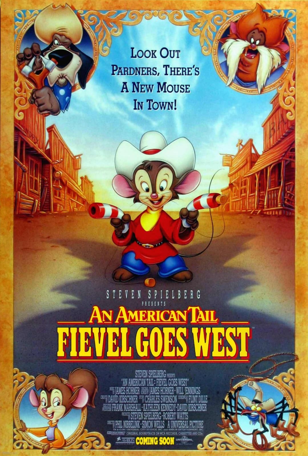 An American Tail: Fievel Goes West - Cover