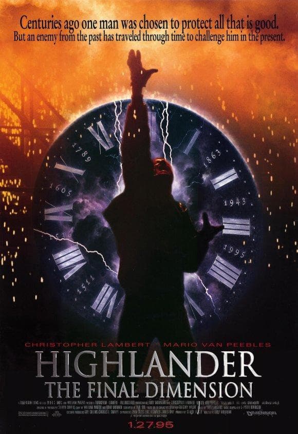 Highlander III: The Sorcerer - Cover