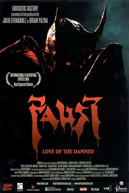 Faust: Love of the Damned - Cover