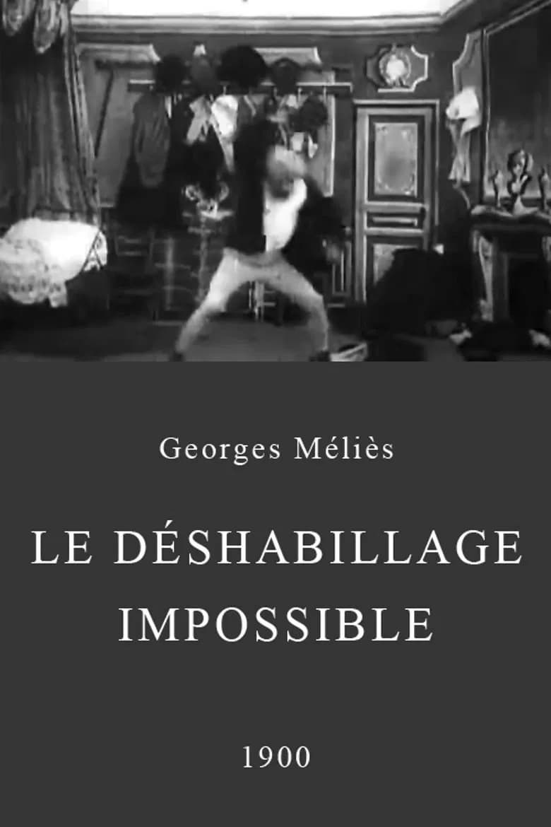 Le déshabillage impossible - Cover