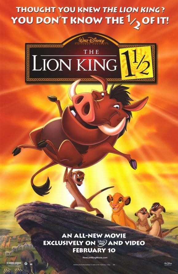 The Lion King 1½ - Cover