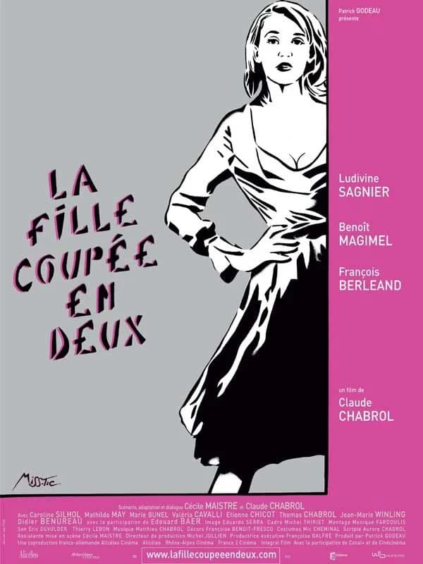 La fille coupée en deux - Cover