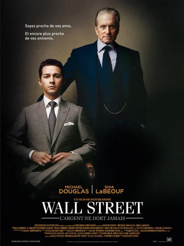 Wall Street : l'argent ne dort jamais - Cover