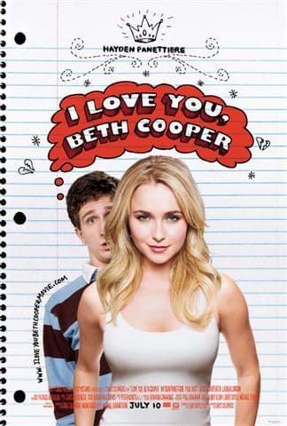 I Love You, Beth Cooper - Cover