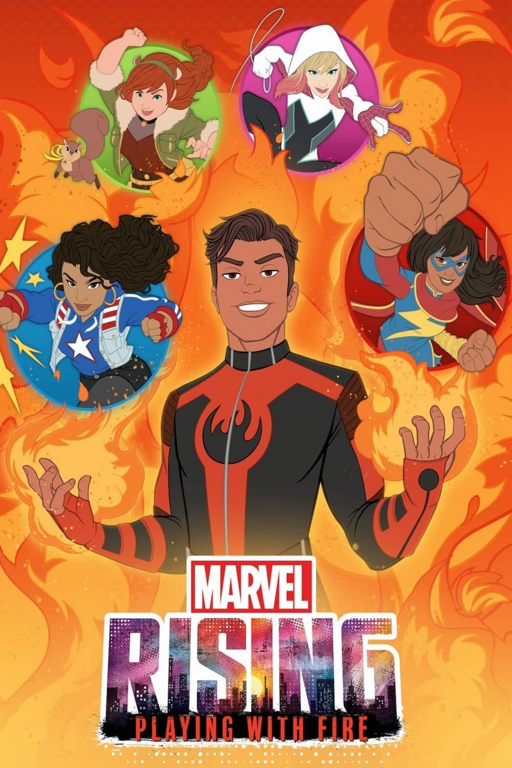 Marvel Rising: Playing with Fire - Cover