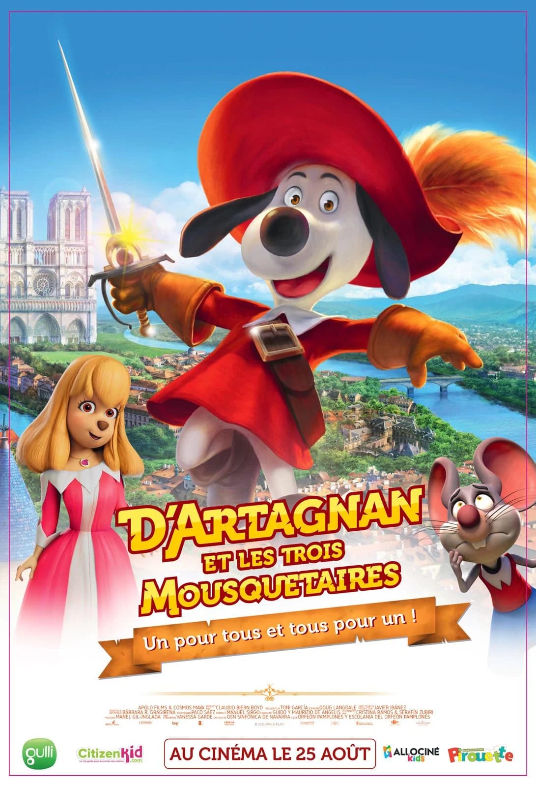 D'Artagnan et les trois Mousquetaires - Cover