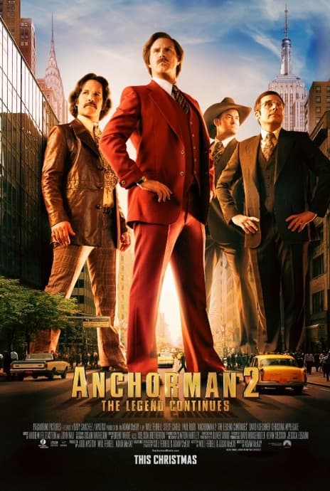 Anchorman 2: The Legend Continues - Cover