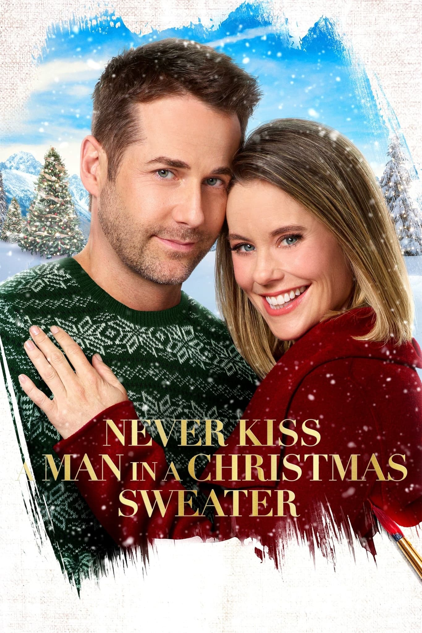 Never Kiss a Man in a Christmas Sweater - Cover