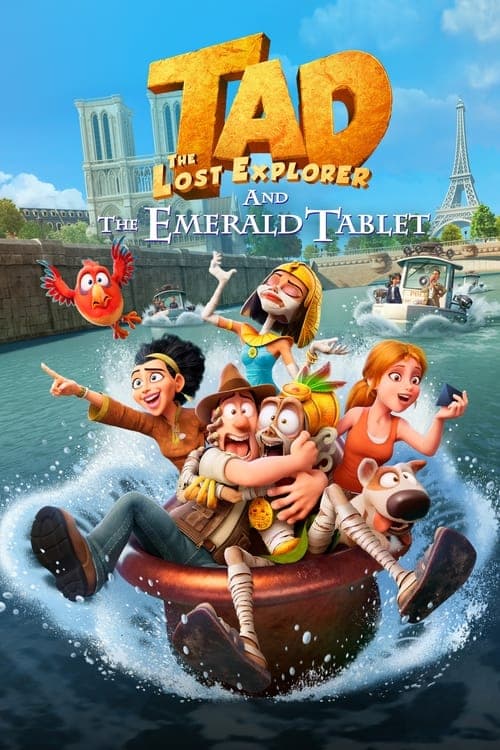 Tad, the Lost Explorer and the Emerald Tablet - Cover