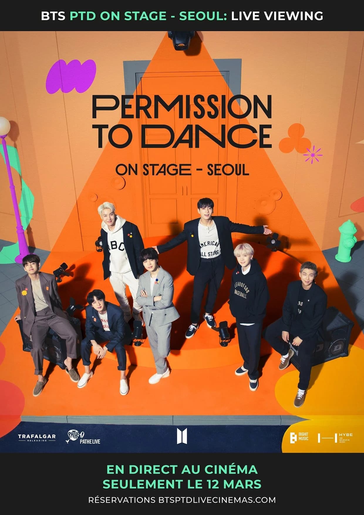 BTS Permission to dance on stage - Seoul : Live viewing - Cover