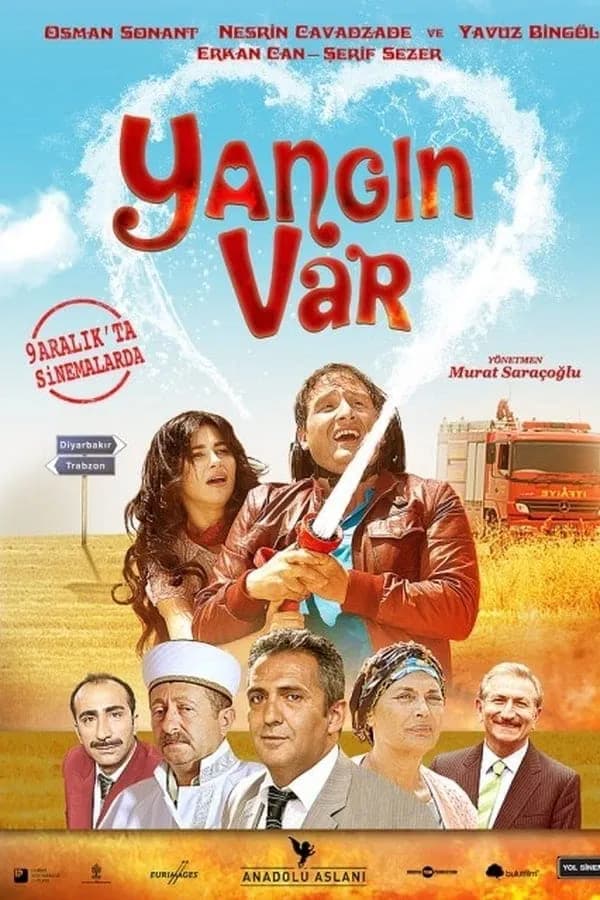 Yangin var