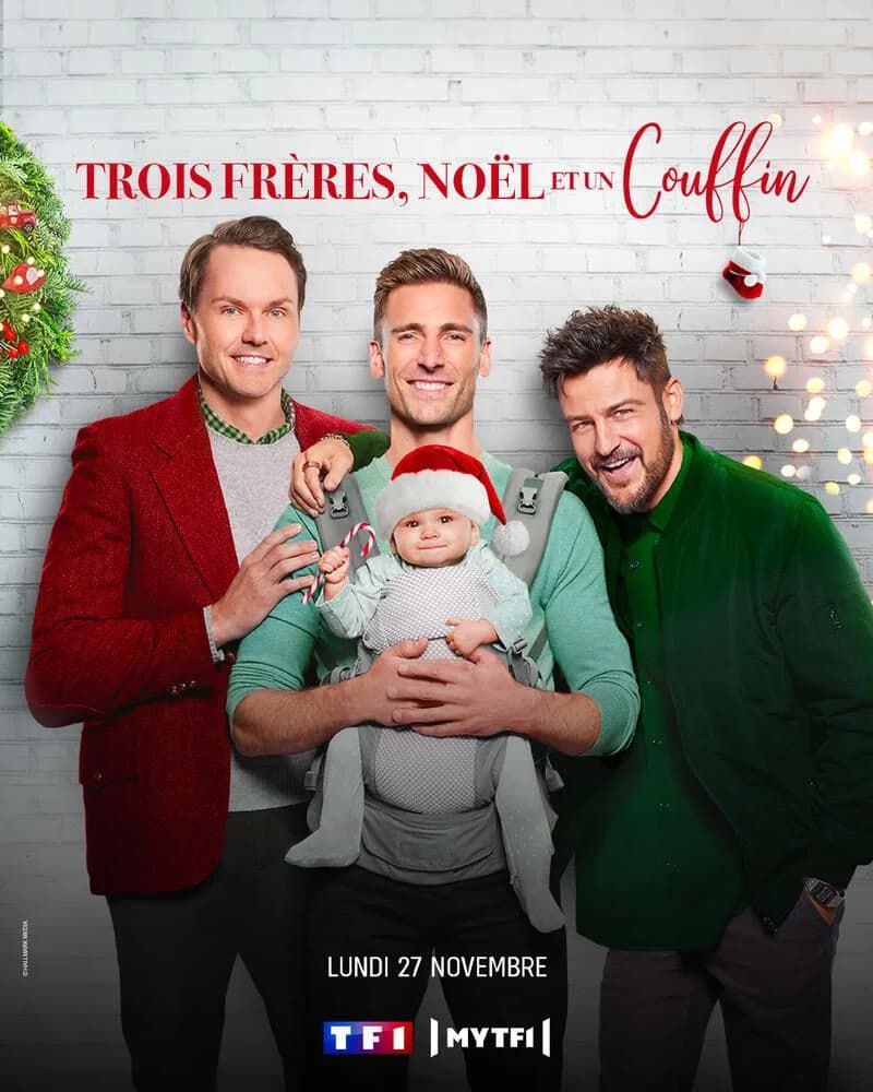 Trois frères, Noël et un couffin - Cover